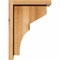 Ekena Millwork Monterey Rough Sawn Corbel w/Backplate, Western Red Cedar, 6"W x 10"D x 14"H COR06X10X14MON01RWR - alternate 3